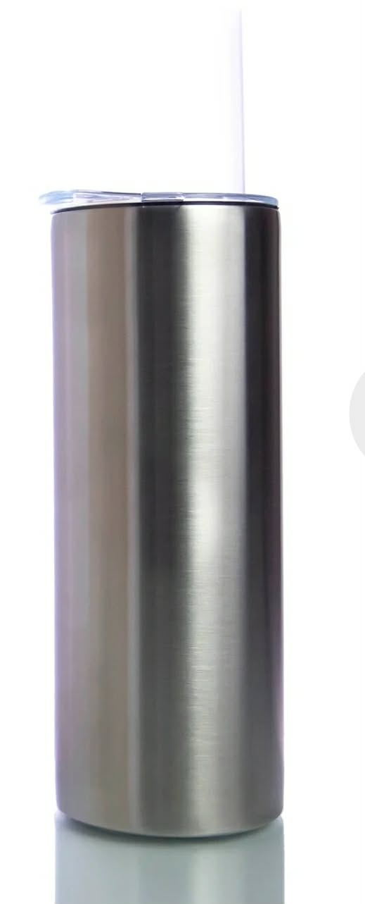 25oz Skinny Tumbler double wall stainless steel by Crystal Peacock Designs