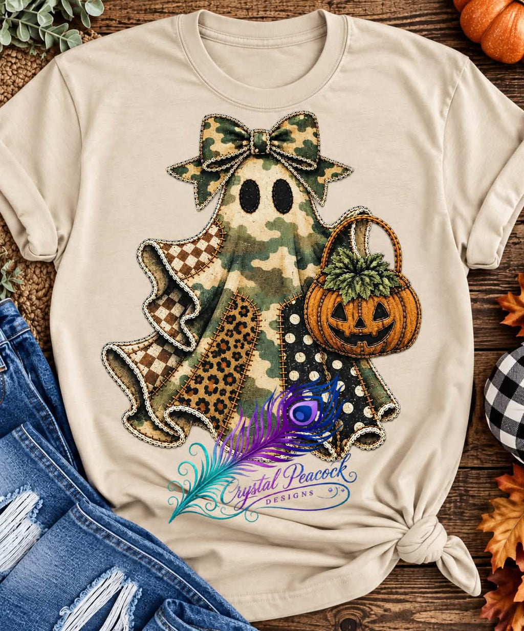 Patchwork Ghost Tee