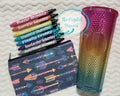 Days of the Week Glitter Pens with Clip - 7 Piece Set