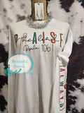Praise the Lord Psalm 106:1 Long Sleeve Shirt