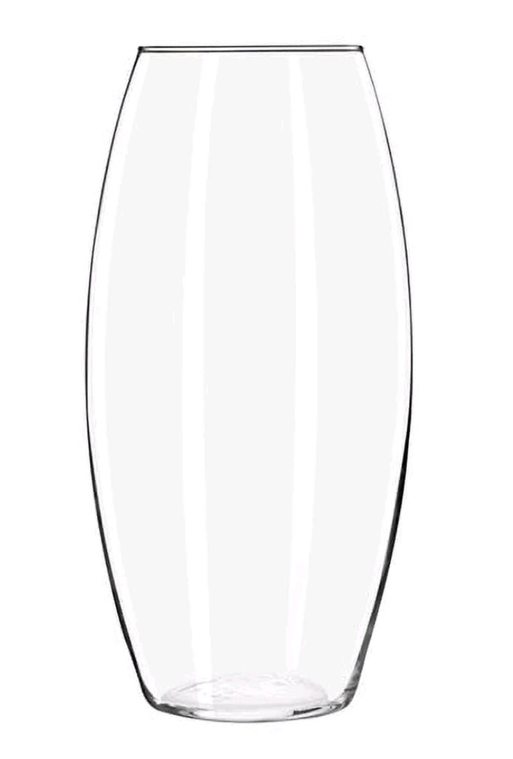 Libbey #5 barrel vase shape clear glass for custom epoxy art