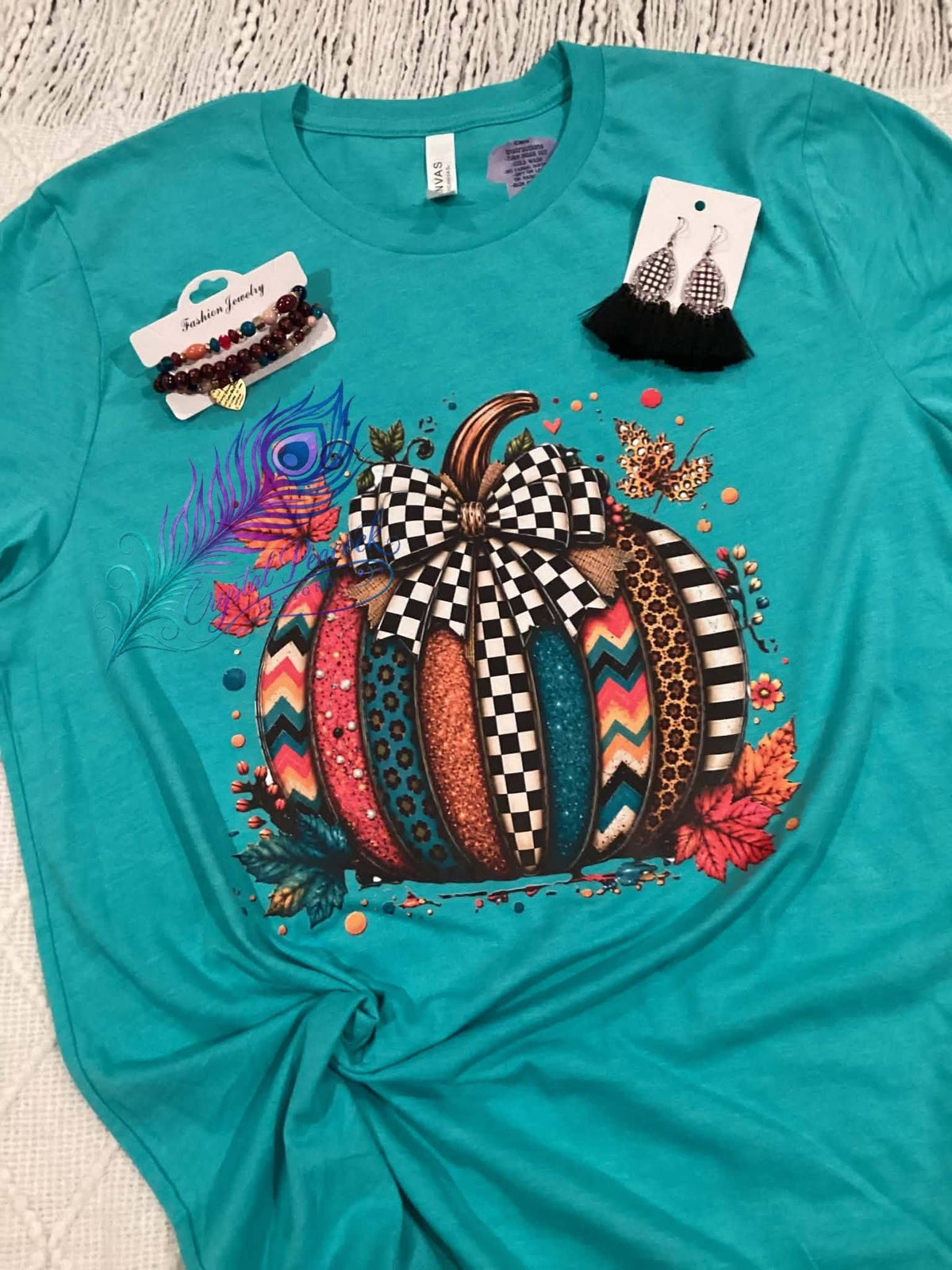 Patchwork Pumpkin shirt