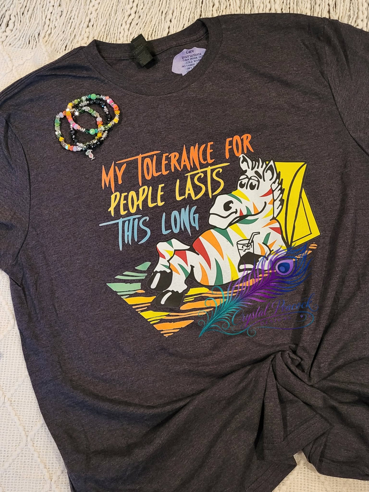 My Tolerance for People Lasts This Long shirt