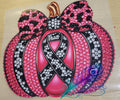 Breast Cancer Awareness Jewel Pumpkin