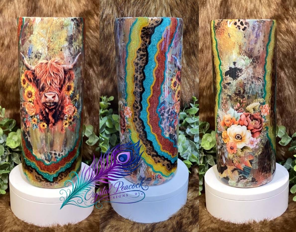 25oz Highland Cow Tumbler