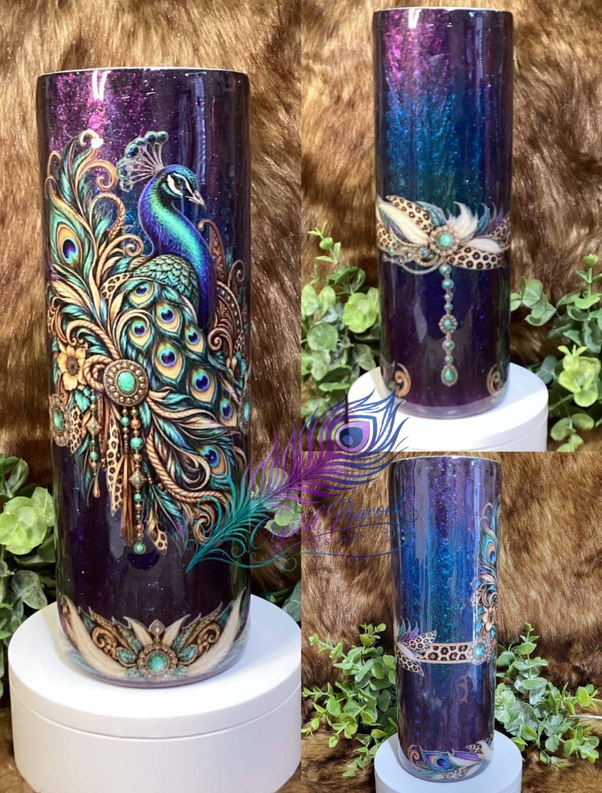 20oz Western Peacock