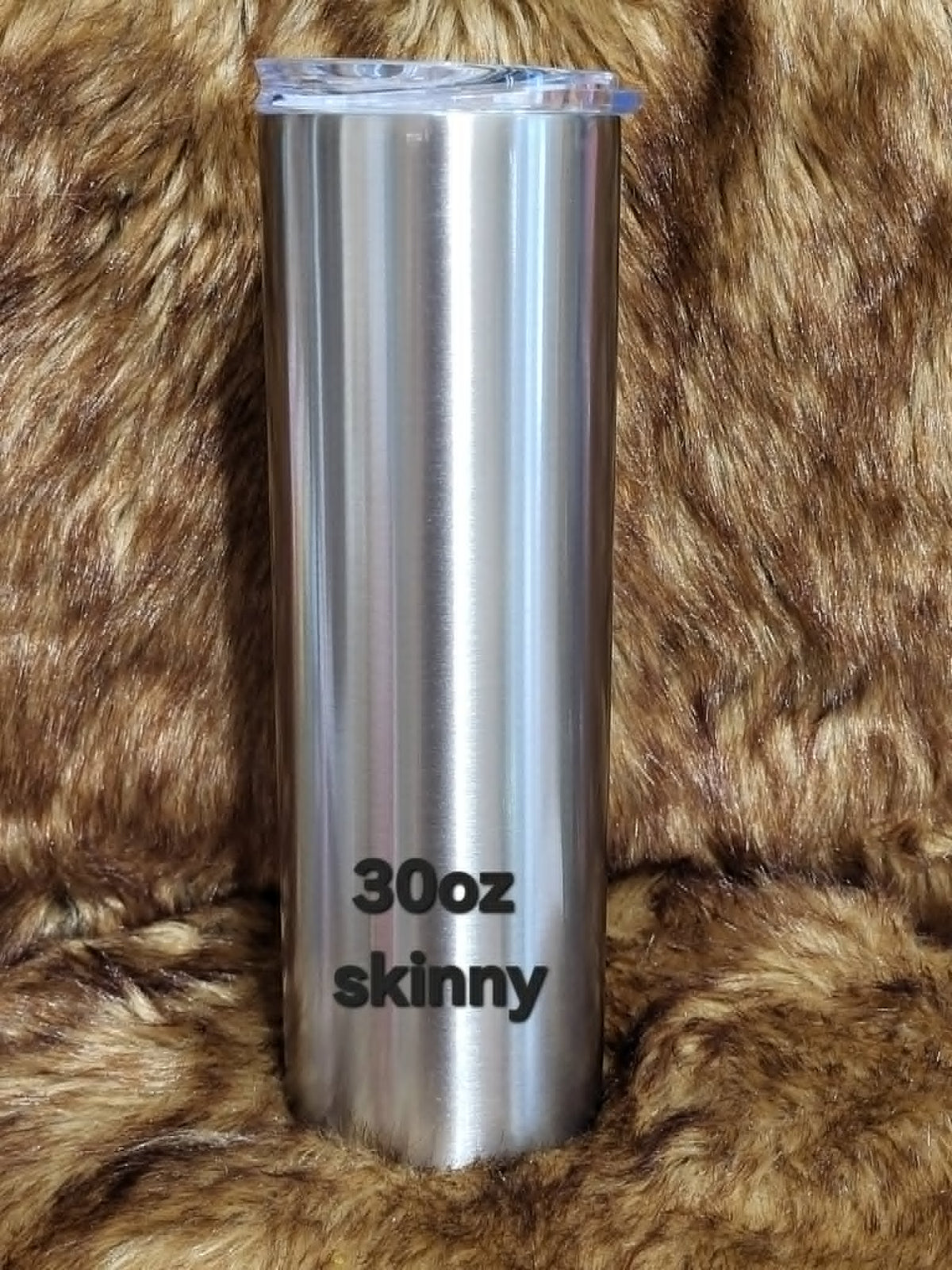 30oz Skinny Tumbler double wall stainless steel by Crystal Peacock Designs