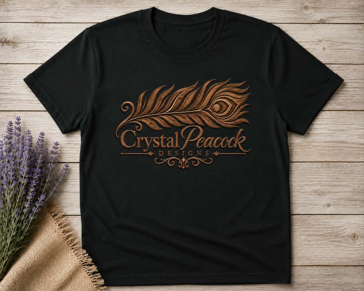 Natural Woodgrain Tee - Crystal Peacock Designs