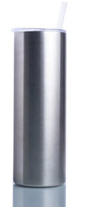 20oz Skinny Tumbler double wall stainless steel by Crystal Peacock Designs