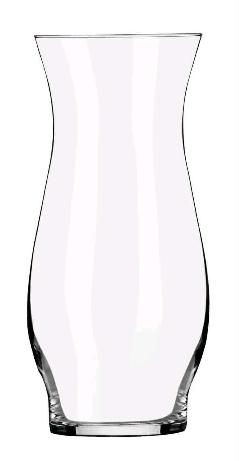 Libbey #2 hourglass vase shape clear glass for custom epoxy art