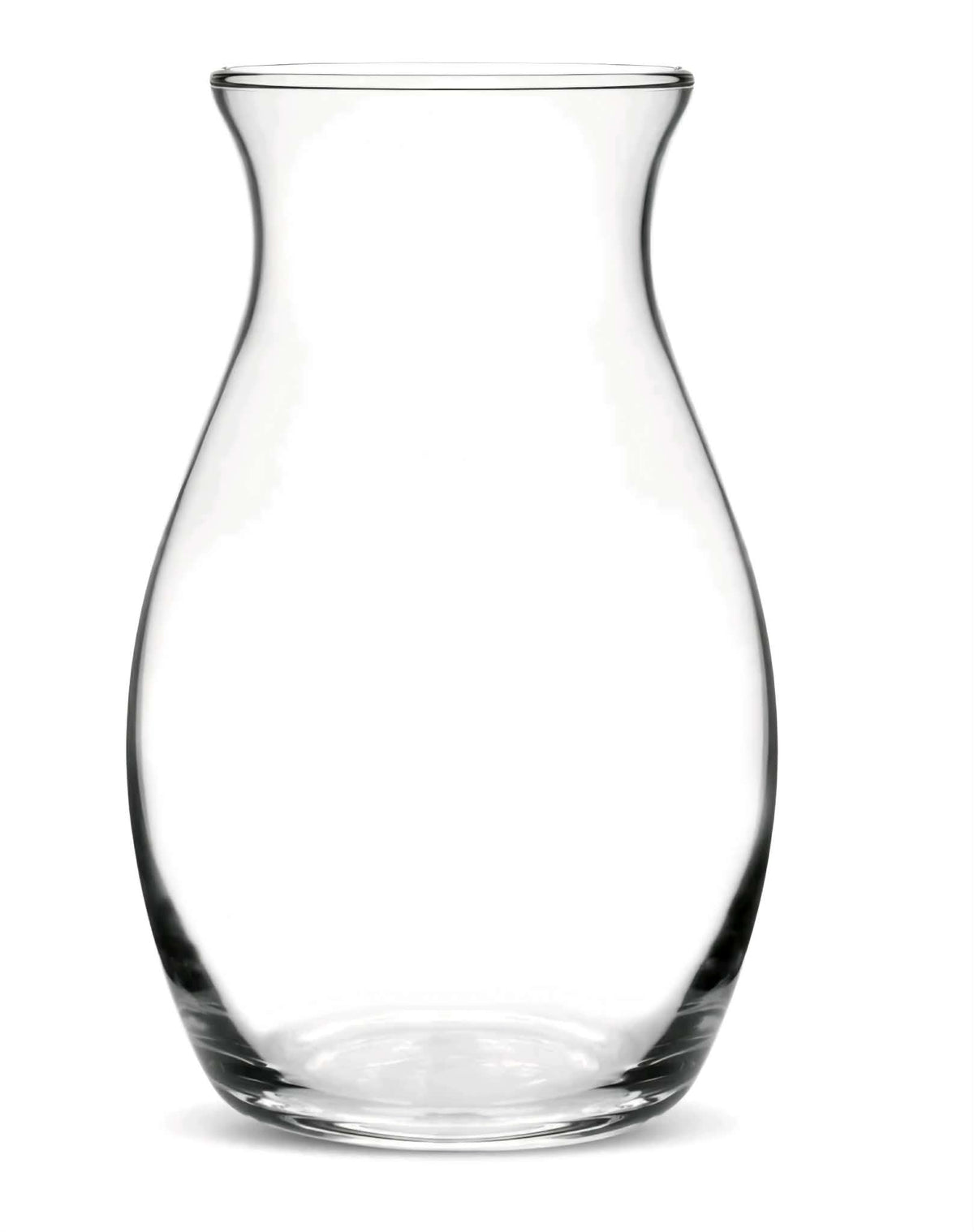 Libbey #1 hourglass vase shape clear glass for custom epoxy art